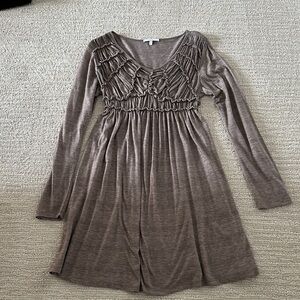 Mystree Taupe Knit Dress
